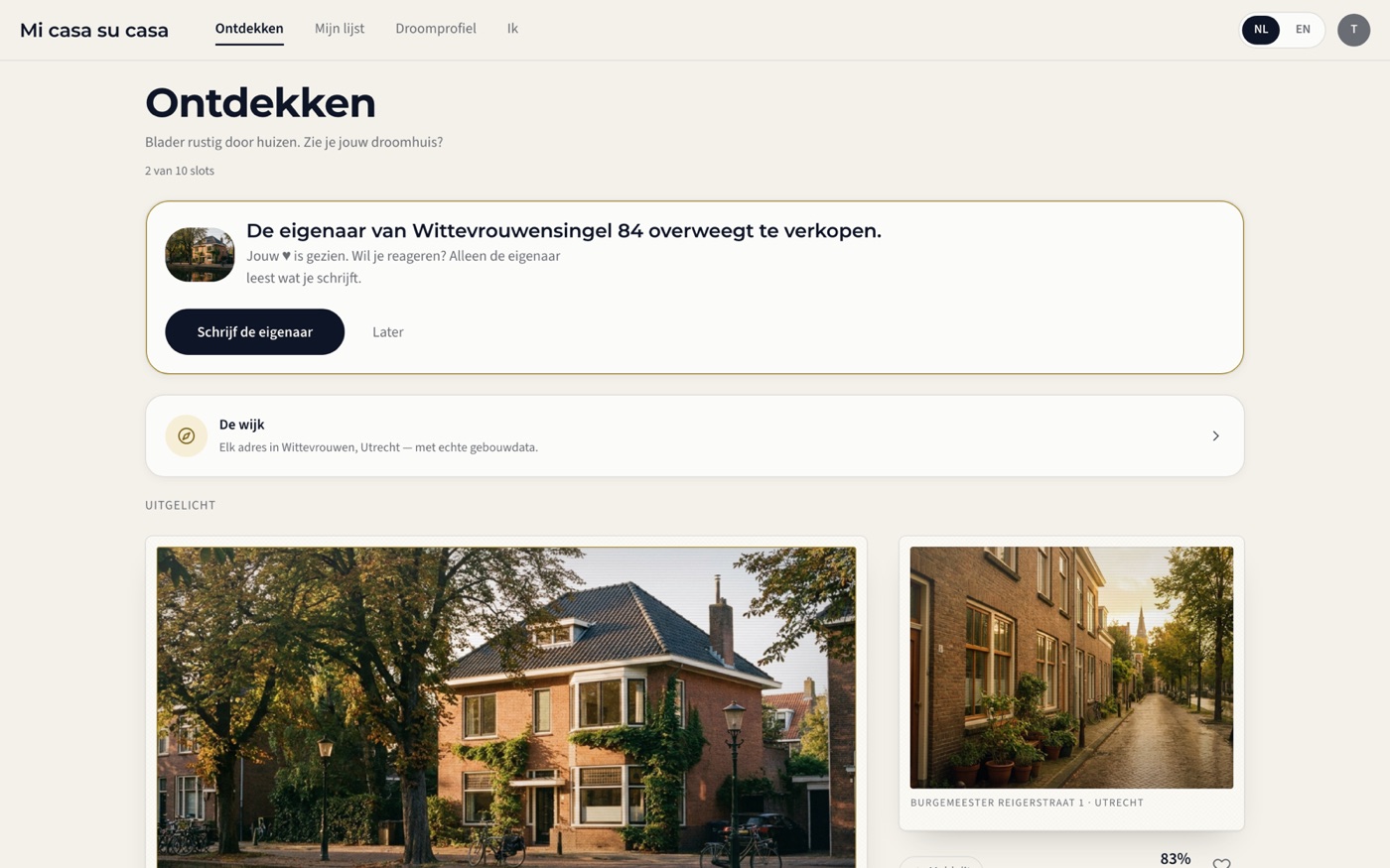 Bij Tom komt het bericht binnen — Ontdekken