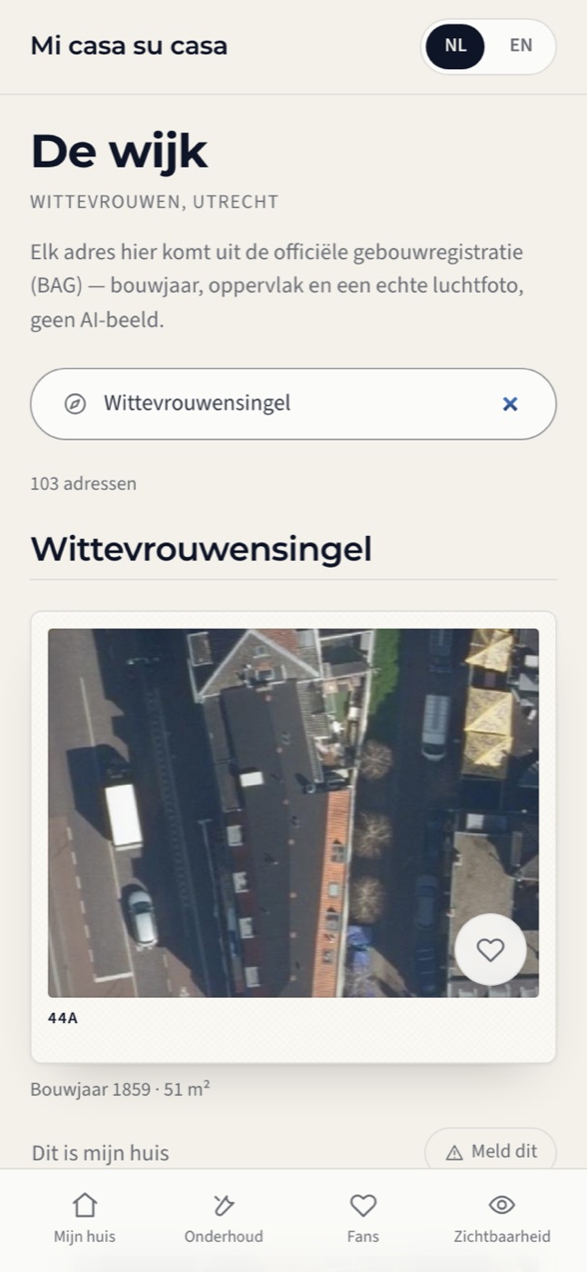 Dit is mijn huis — De wijk